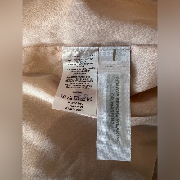 New Ann Taylor LOFT pink clip dot floral dress 16 Plus - Picture 6 of 6